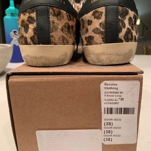 Golden Goose Superstar sneaker, snow leopard 38